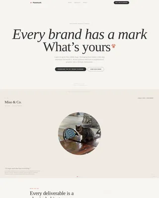 Pet Care Marketing & Agency Portfolio Website Template