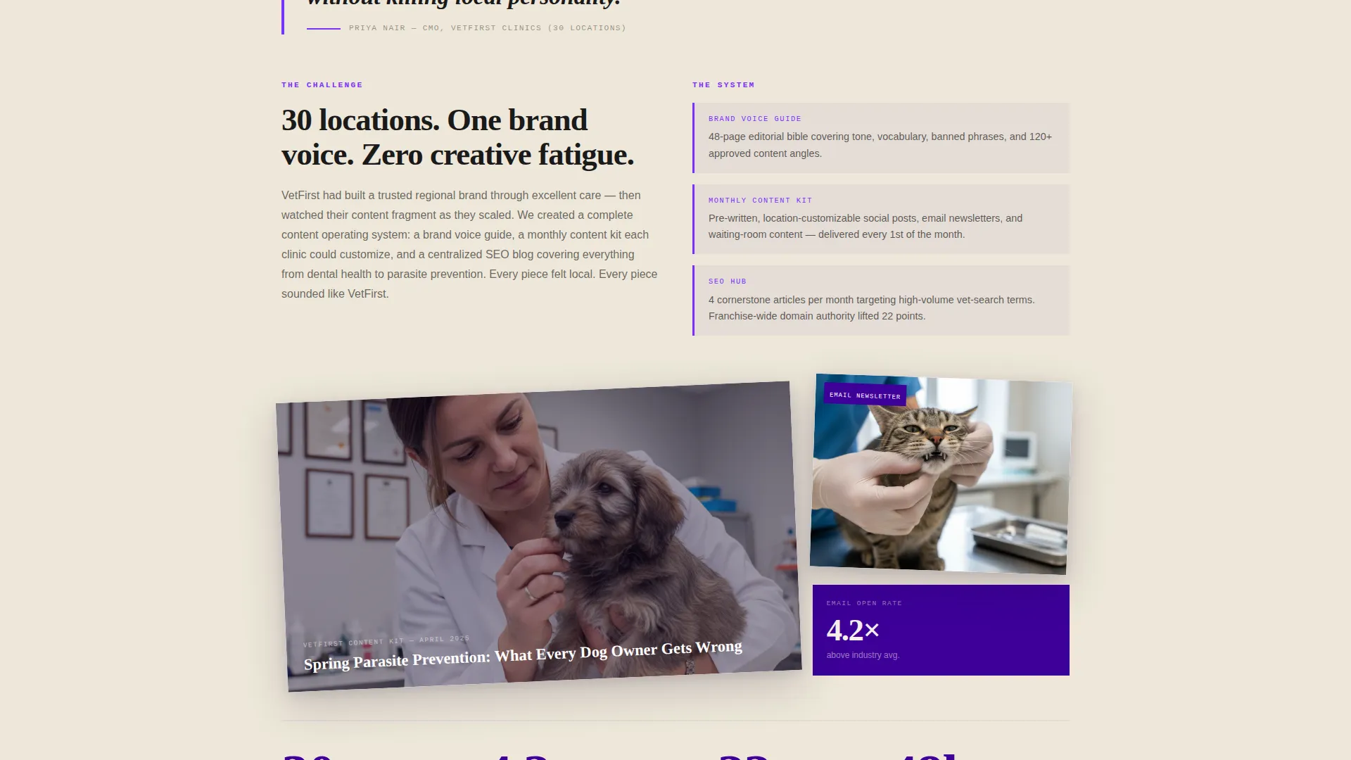 Pet Care Marketing & Agency Expert Portfolio Website Template