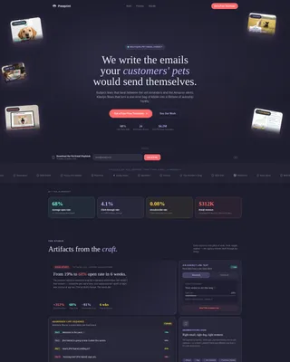 Pet Care Marketing & Agency Reviews Website Template