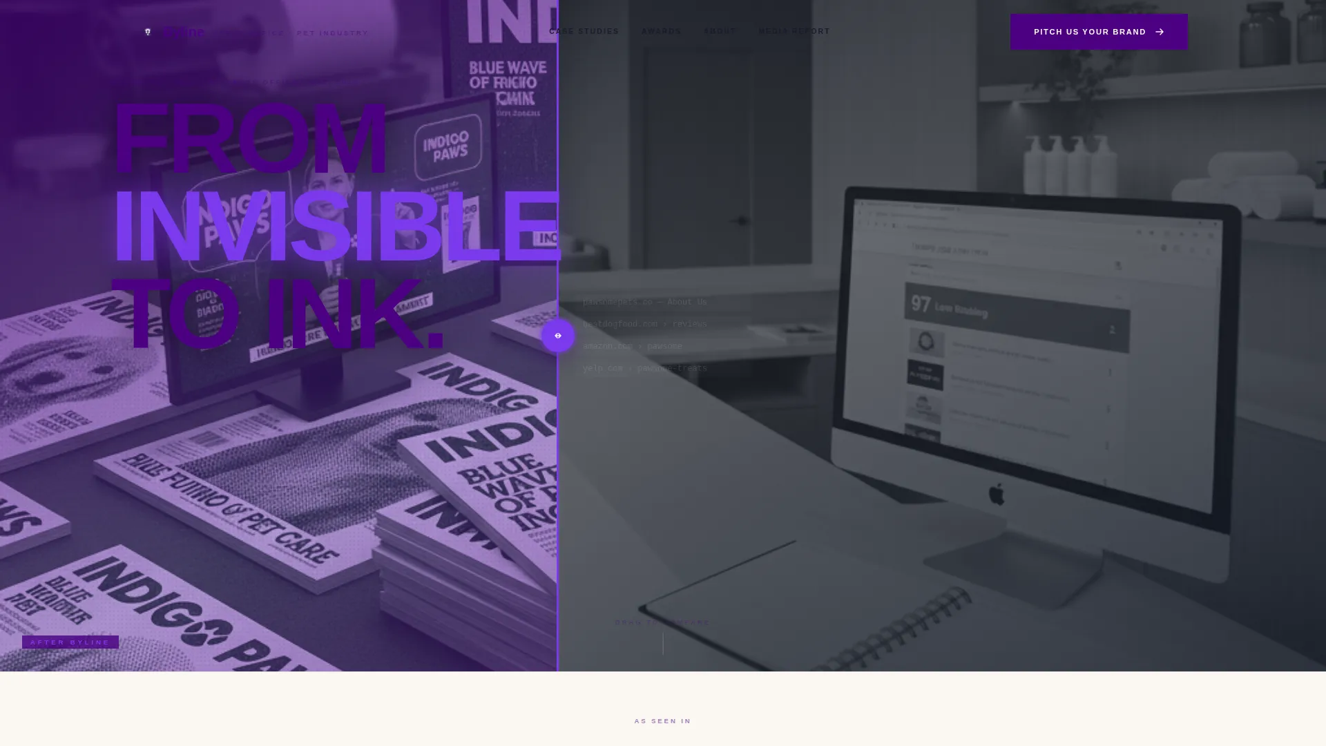 Pet Care Marketing & Agency Specialist Portfolio Website Template