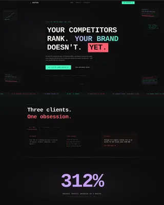 Pet Care Marketing & Agency Advanced Portfolio Website Template