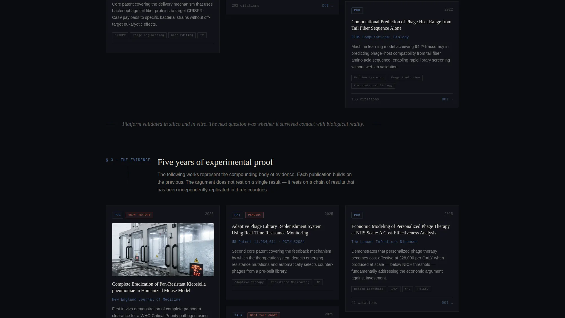 Academic & Research Profile Reviews Website Template