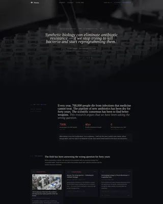 Academic & Research Profile Reviews Website Template