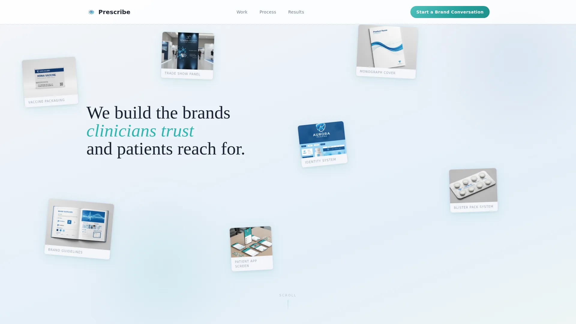Pharmaceutical Marketing & Agency Specialist Portfolio Website Template