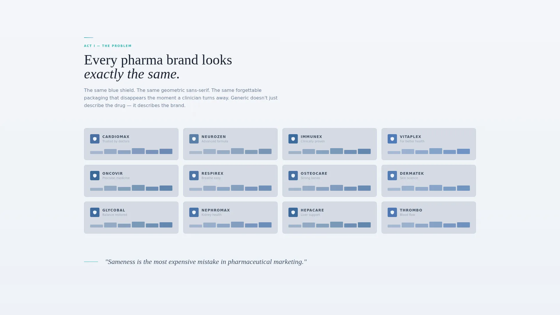 Pharmaceutical Marketing & Agency Specialist Portfolio Website Template