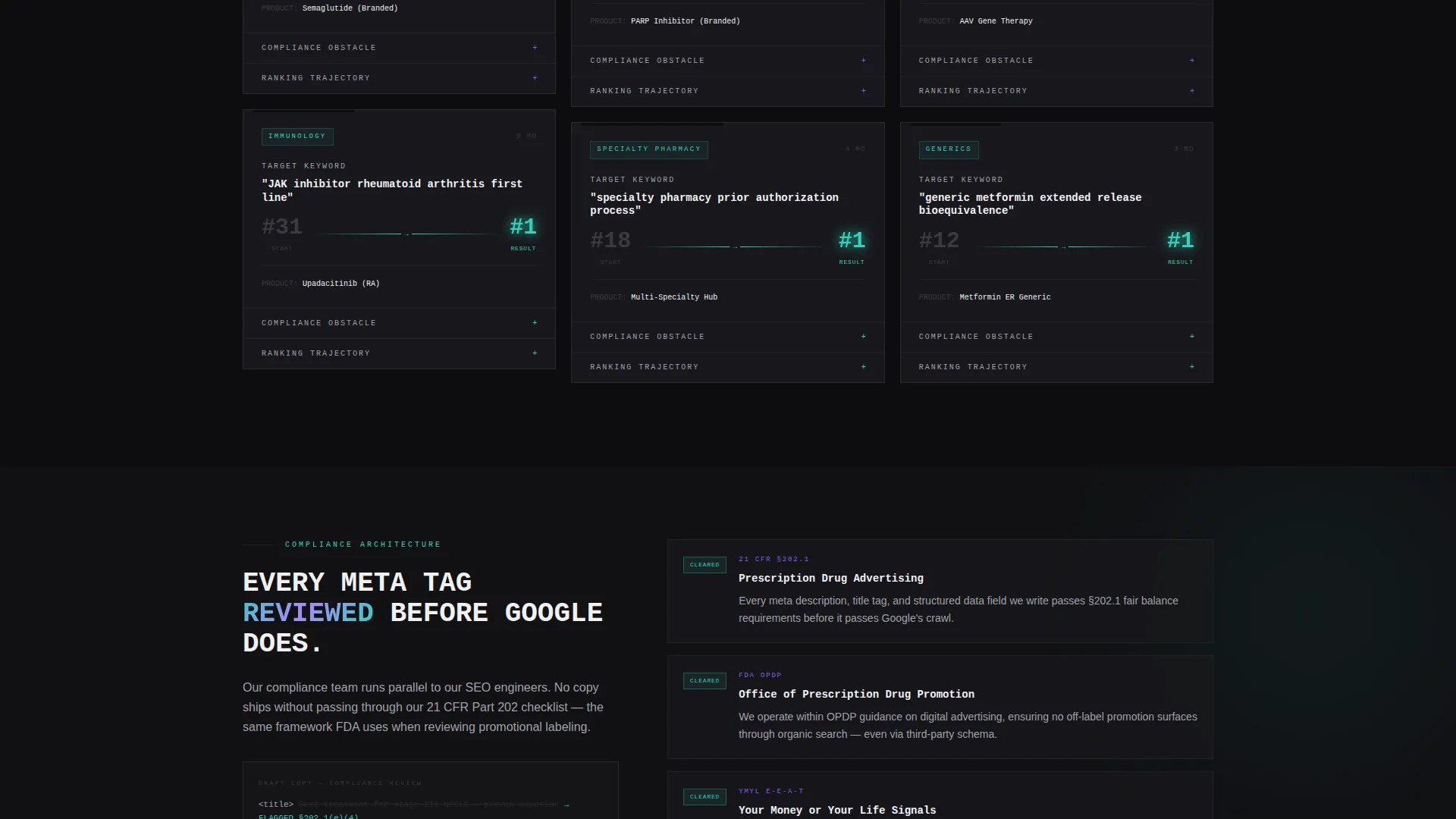 Pharmaceutical Marketing & Agency Portfolio Website Template