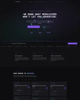 Pharmaceutical Marketing & Agency Portfolio Website Template