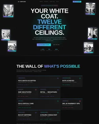 Pharmacist Profile Specialist Careers Website Template