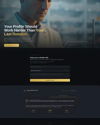 Pharmacist Profile Careers Website Template