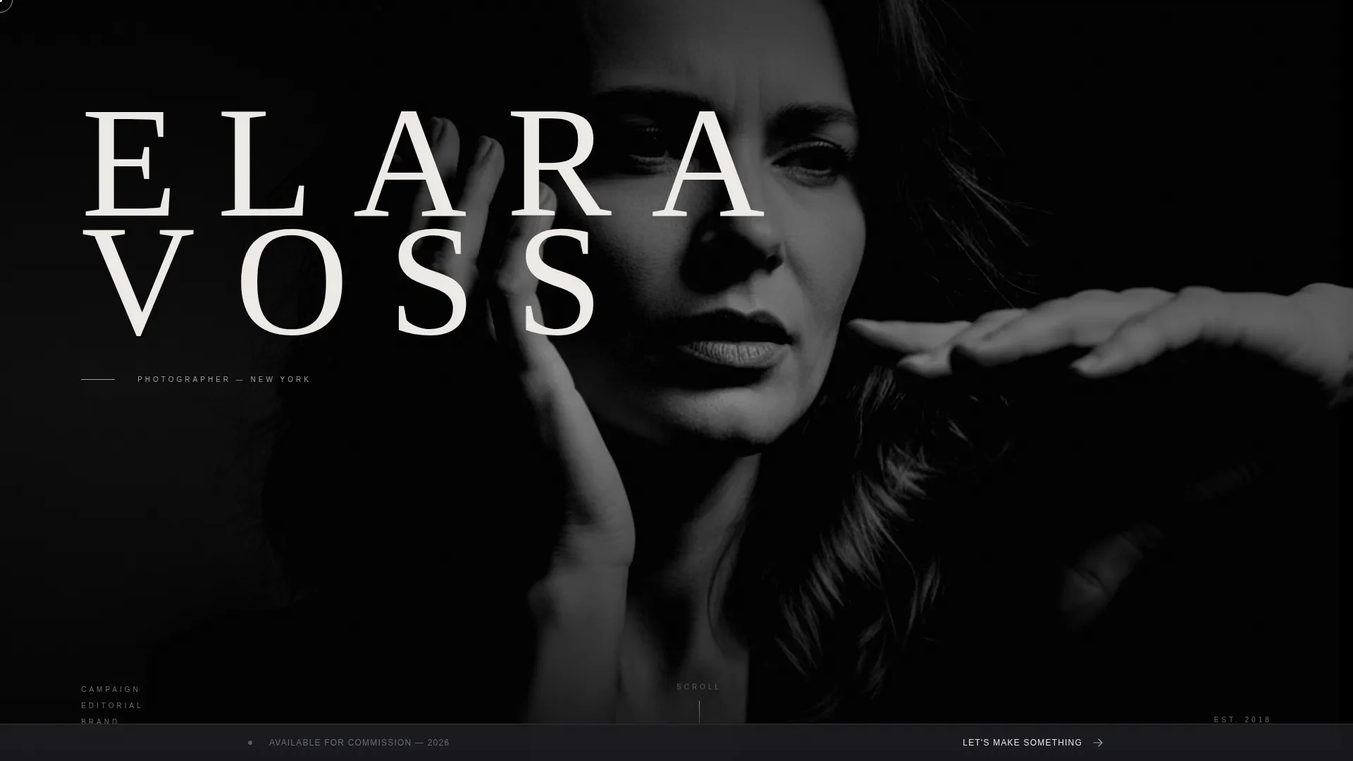Photographer Portfolio Portfolio Website Template