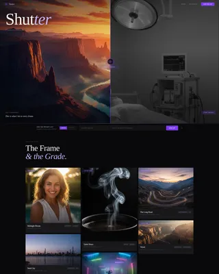 Photographer Portfolio Pre-Launch Website Template