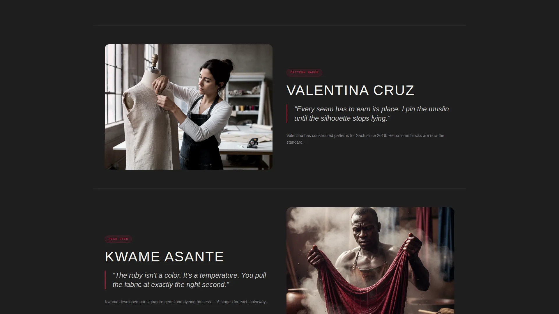 Bold Brutalist Bridesmaid Dress Landing Page Template