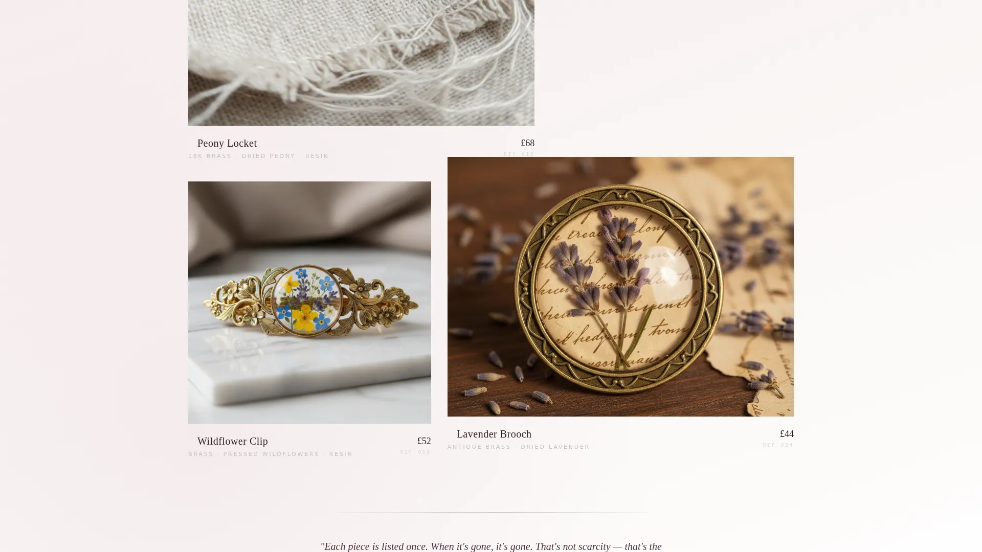 Charming Cottage Core Landing Page Template