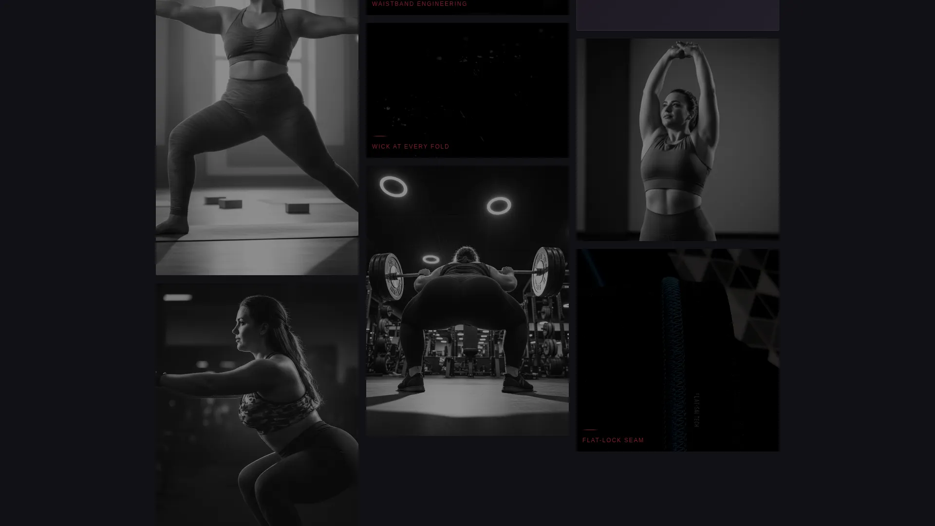 Extended Size Activewear Waitlist Landing Page