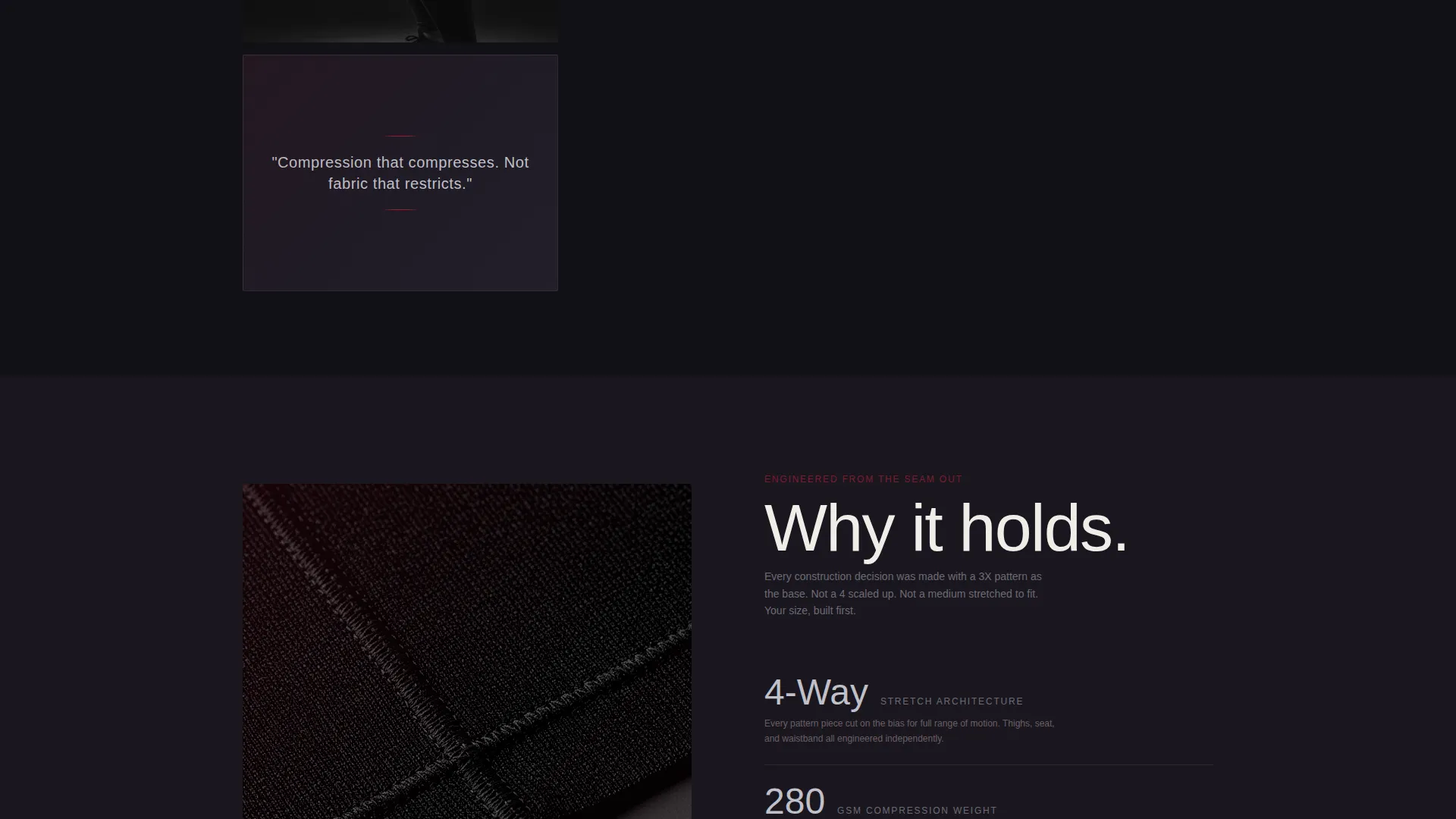 Extended Size Activewear Waitlist Landing Page
