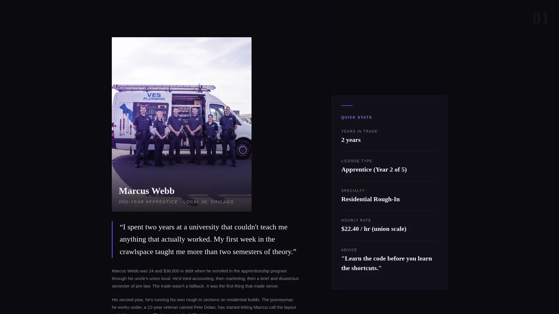 Plumber Profile Pre-Launch Website Template