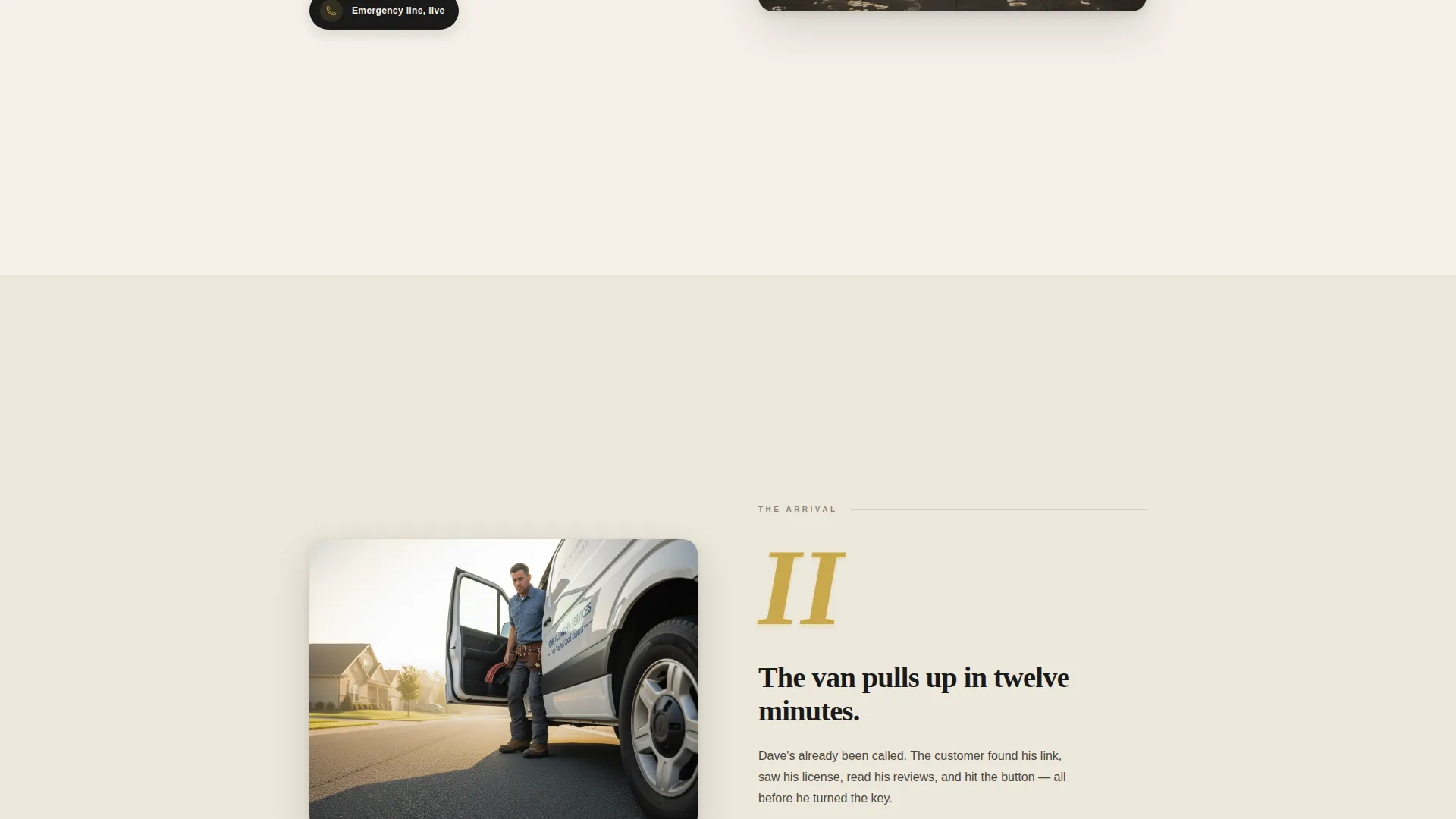 Plumber Profile Professional Website Template