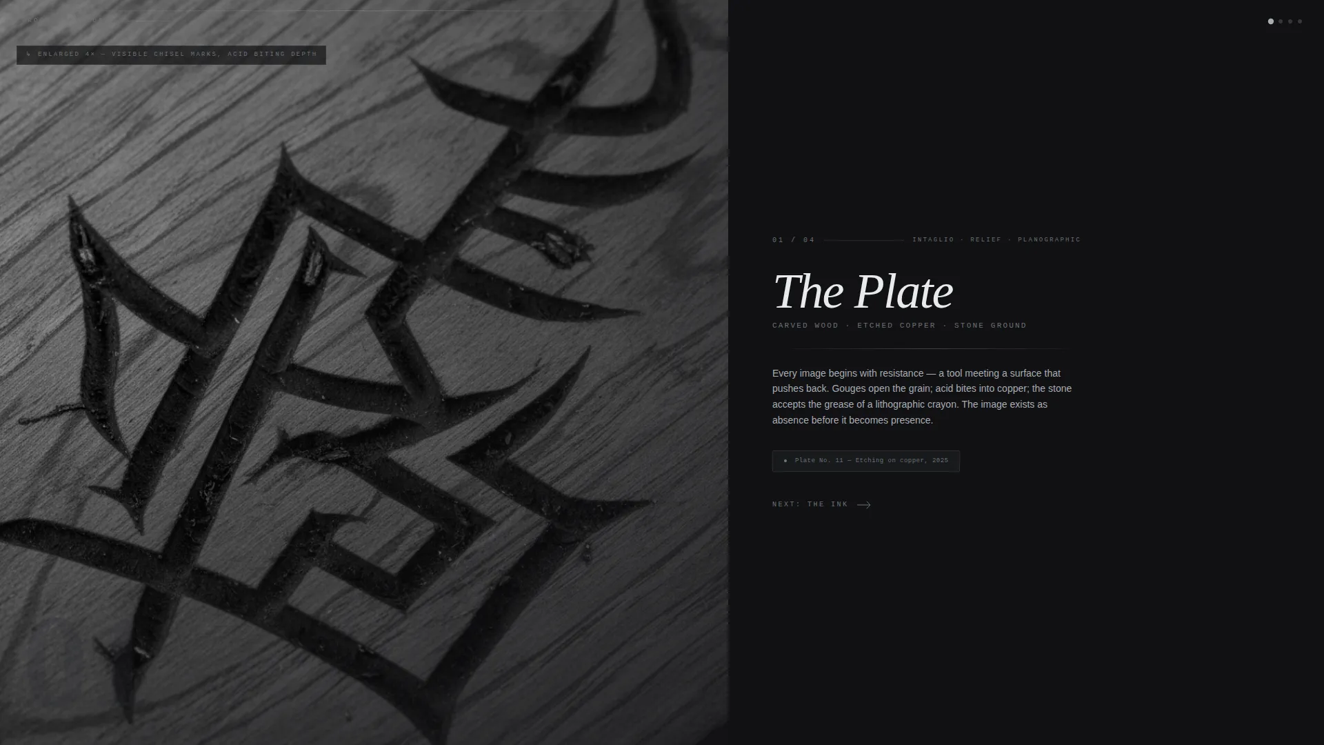 Printmaker Portfolio Professional Website Template