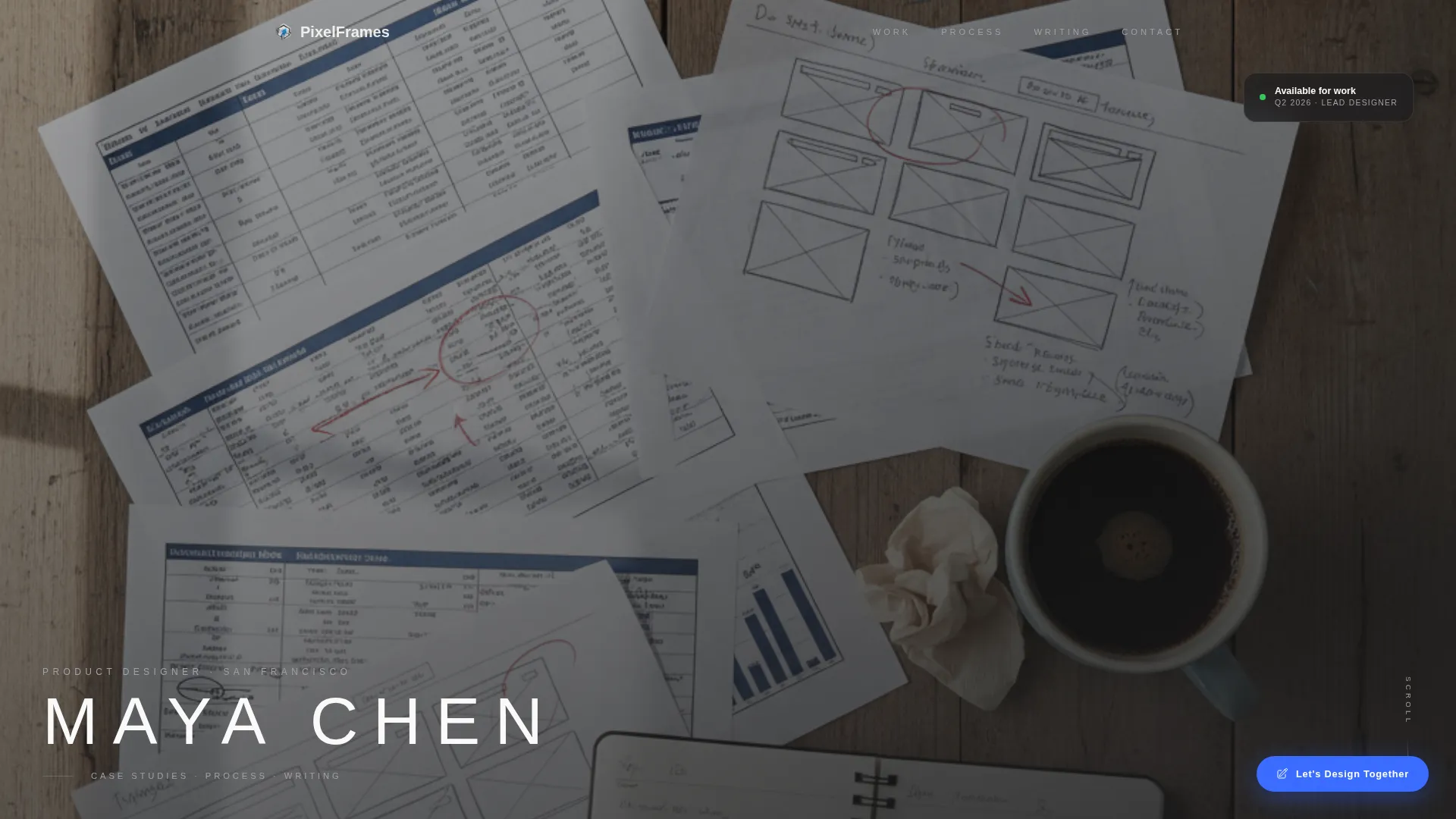 Product Designer Portfolio Advanced Careers Website Template