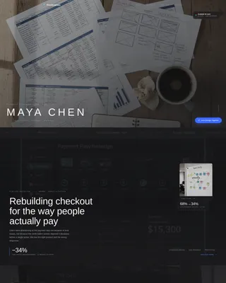 Product Designer Portfolio Advanced Careers Website Template
