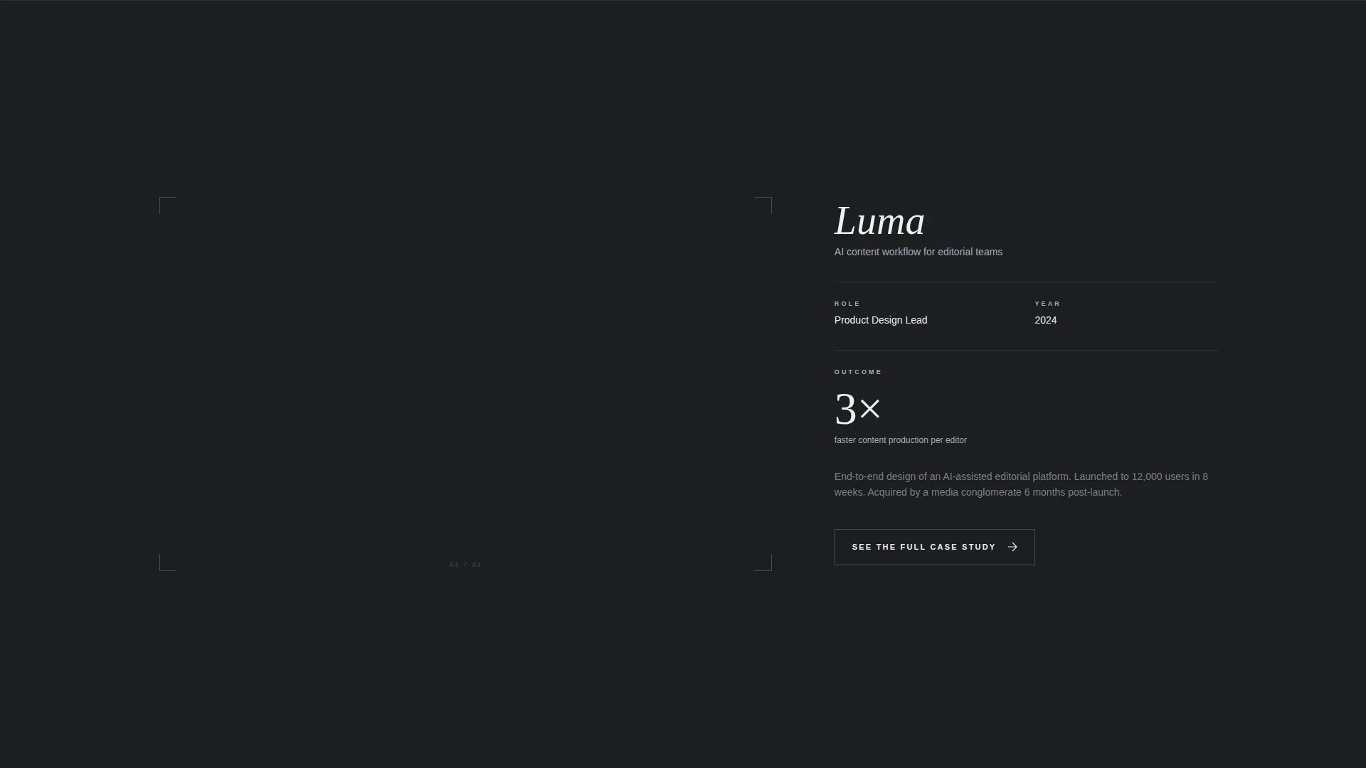 Product Designer Portfolio Careers Website Template