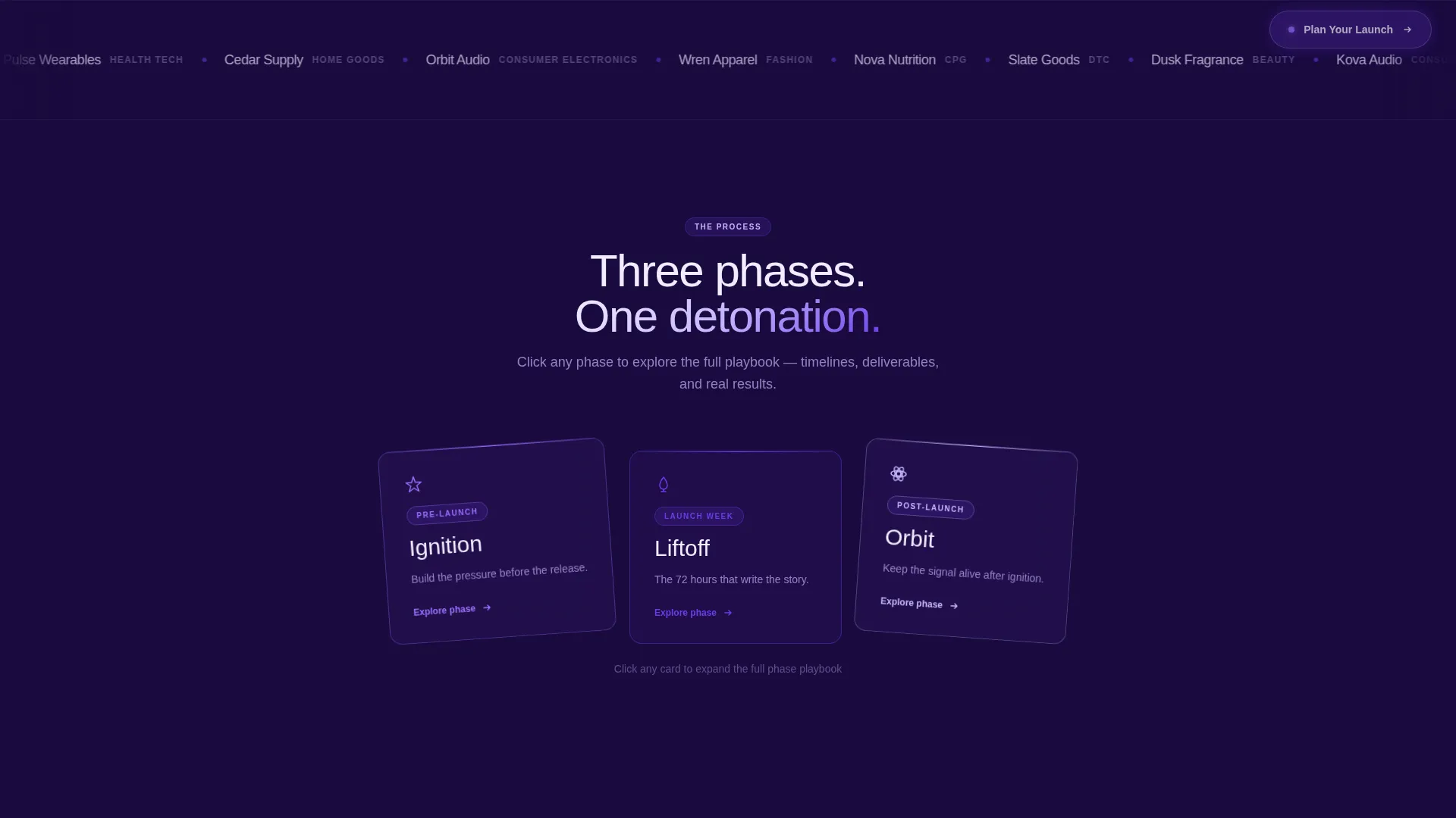 Events & Experiential Agency Pre-Launch Website Template