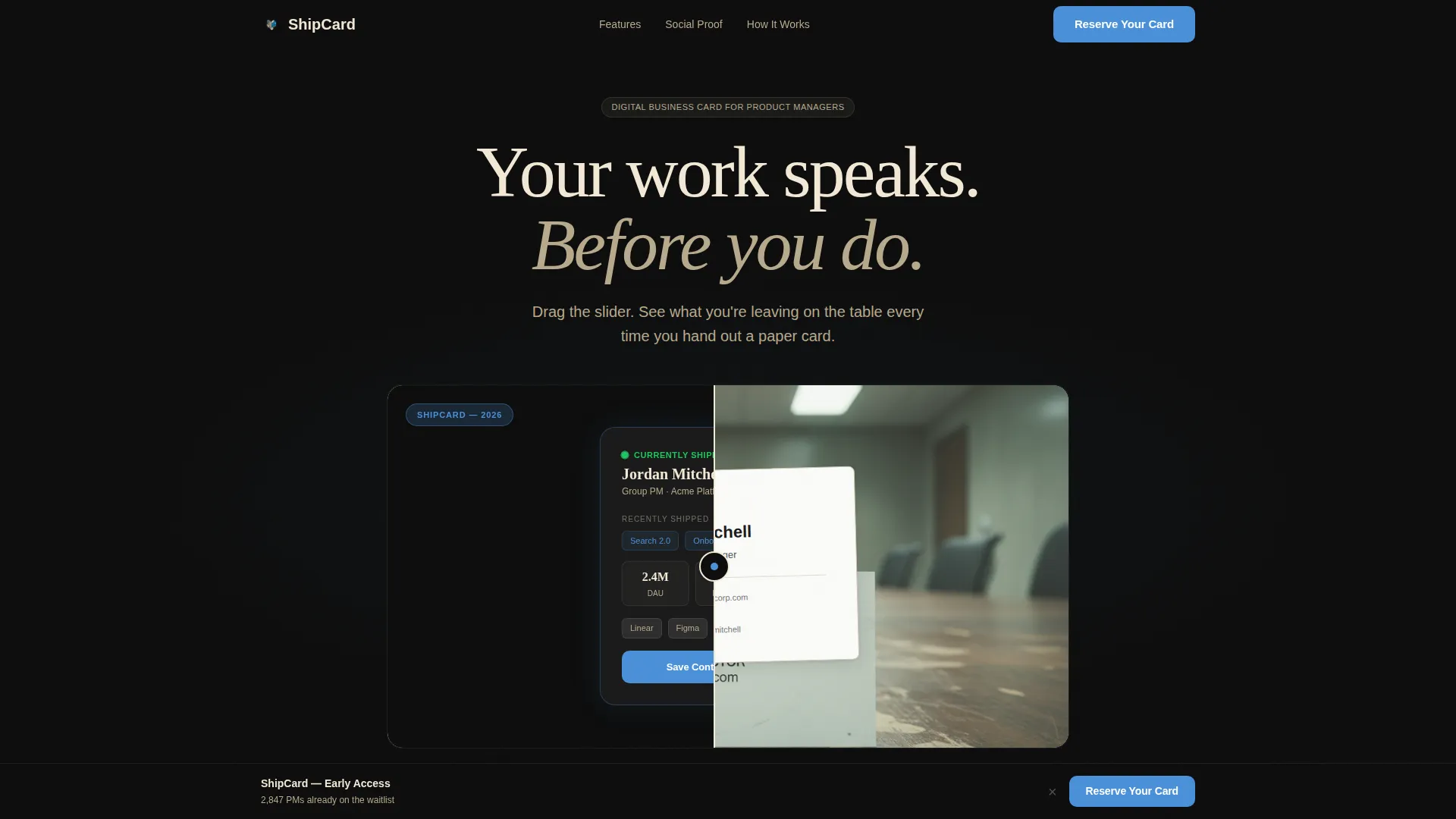 Product Manager Profile Specialist Pre-Launch Website Template