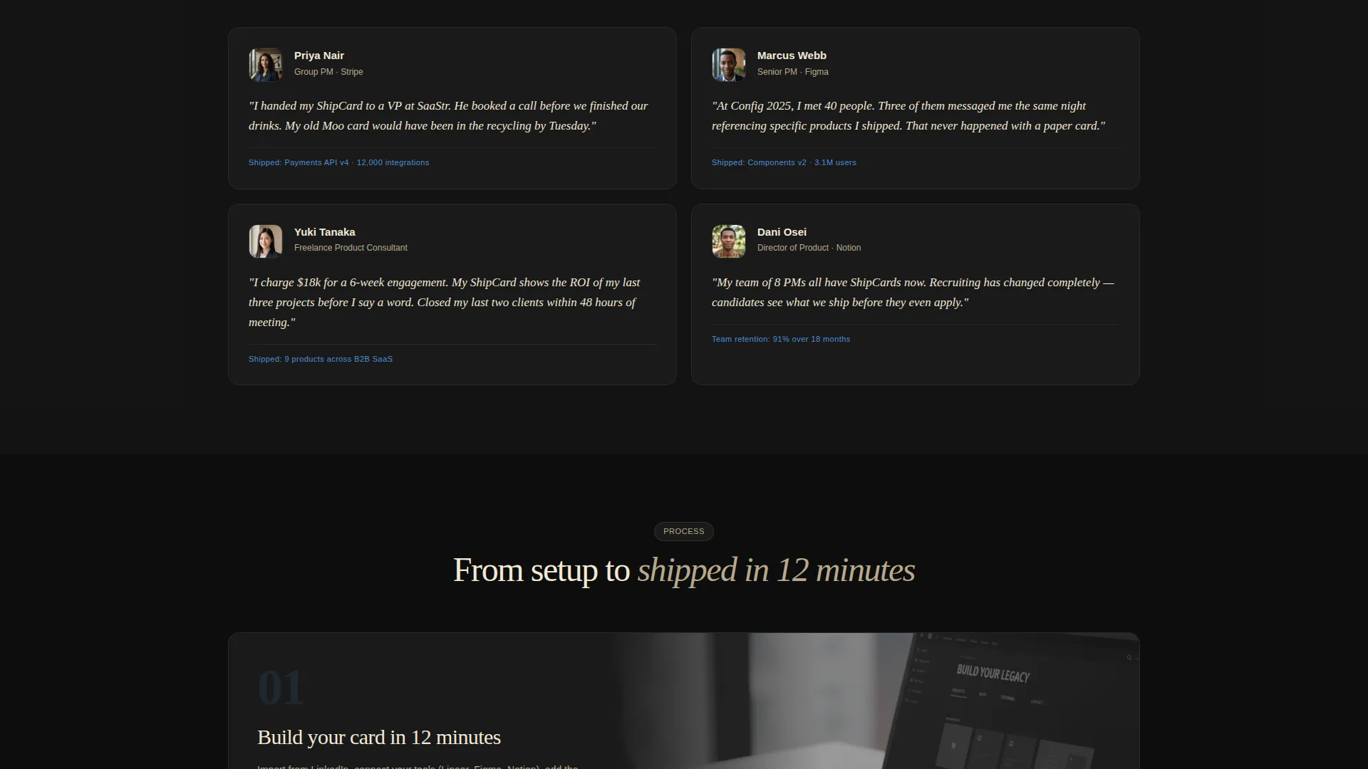 Product Manager Profile Specialist Pre-Launch Website Template