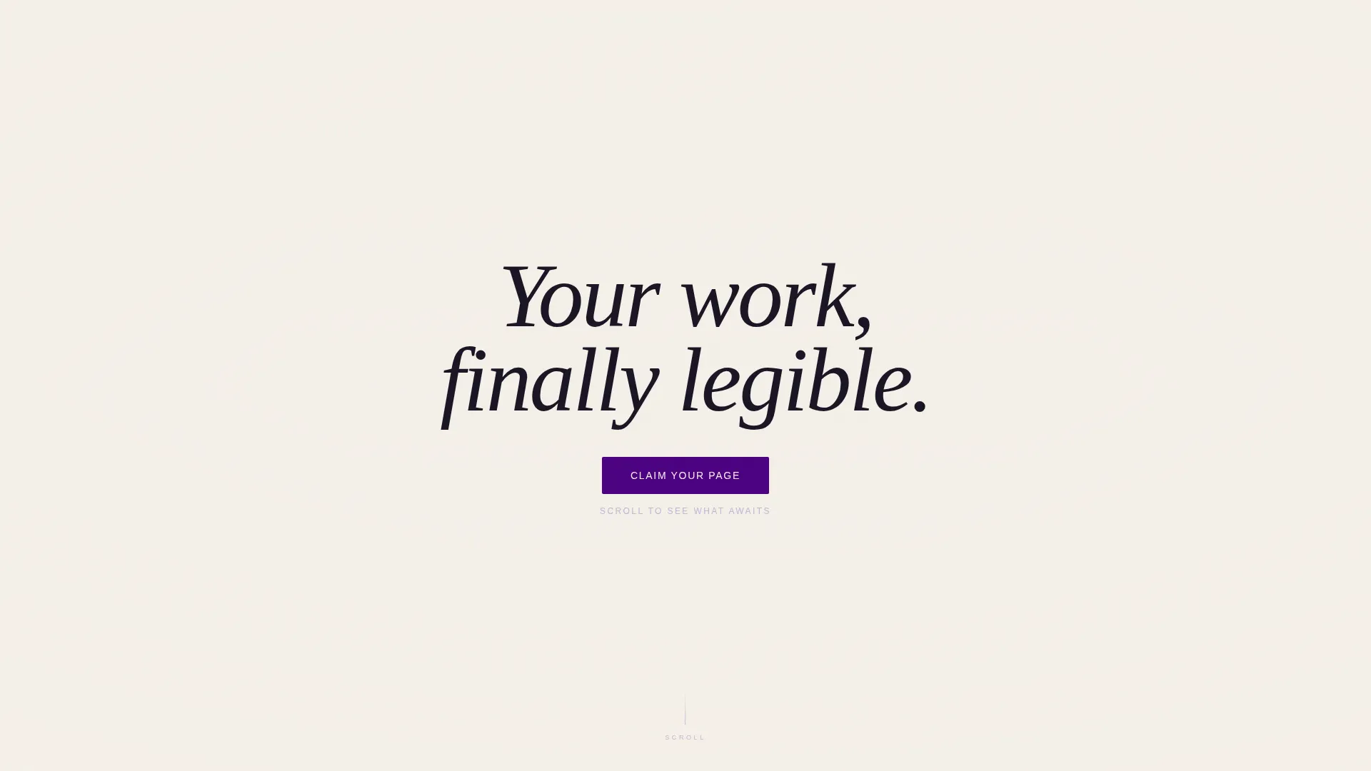 Personal CRM & Network Pre-Launch Website Template