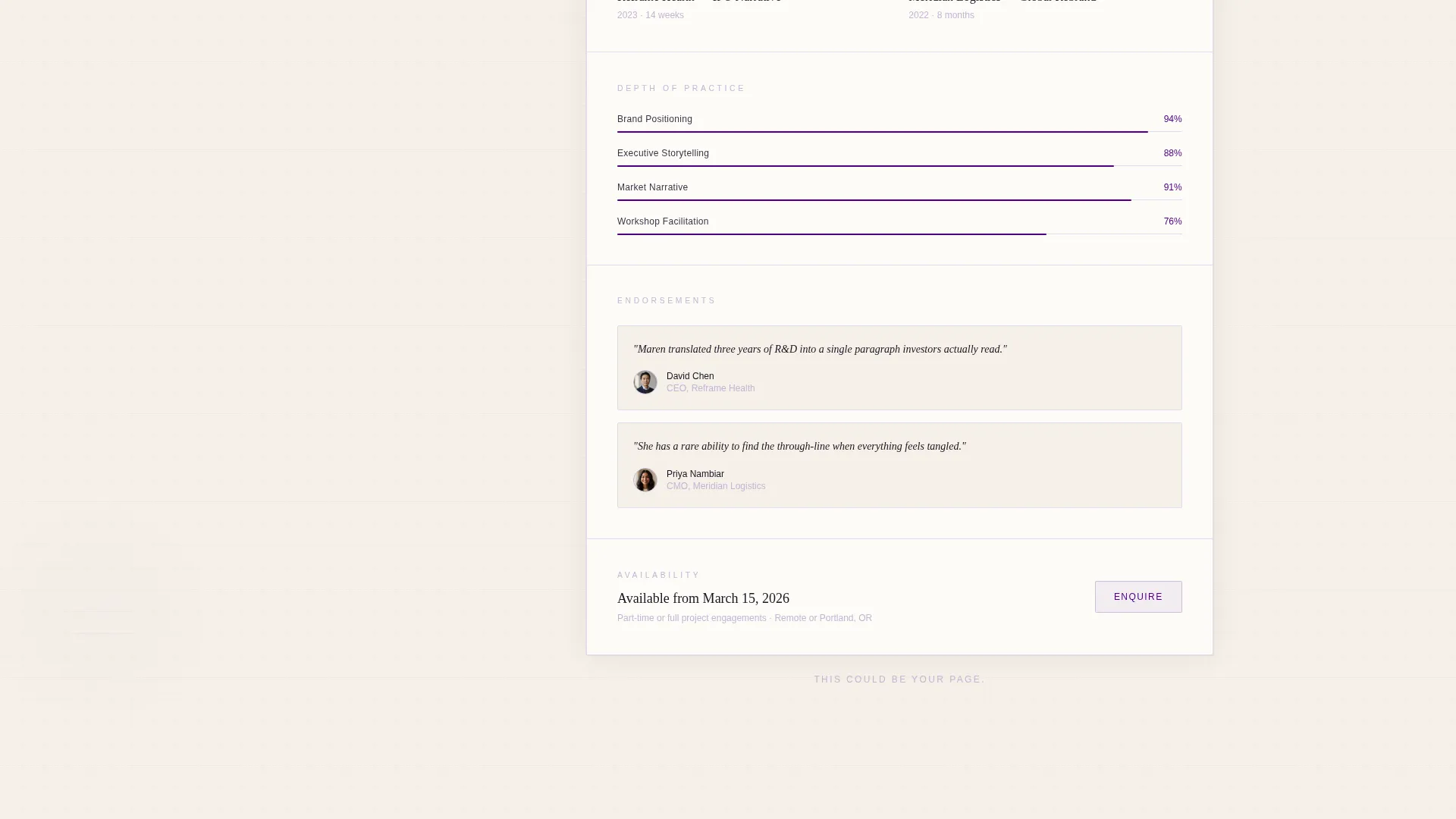 Personal CRM & Network Pre-Launch Website Template