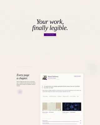 Personal CRM & Network Pre-Launch Website Template