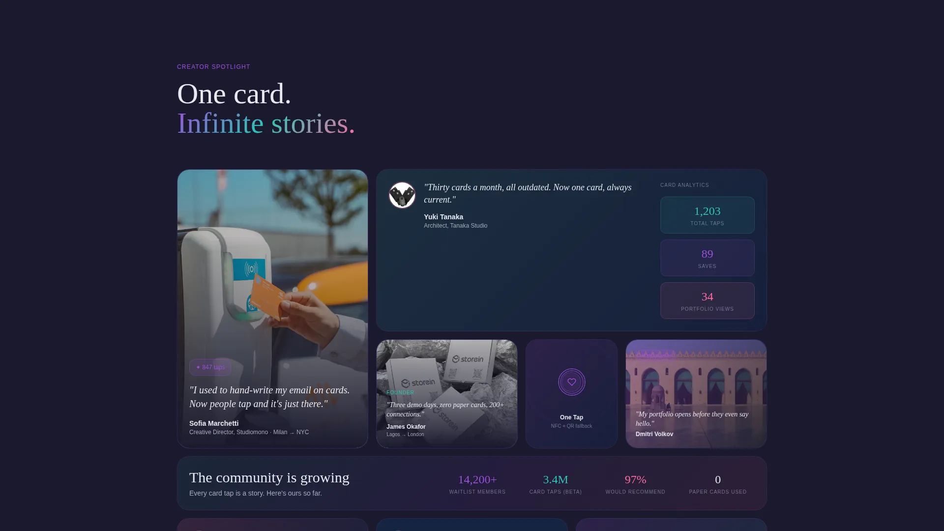 Digital Business Card Specialist Pre-Launch Website Template