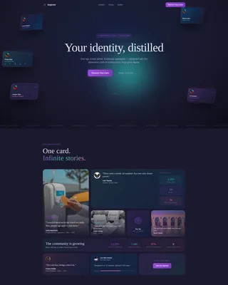 Digital Business Card Specialist Pre-Launch Website Template