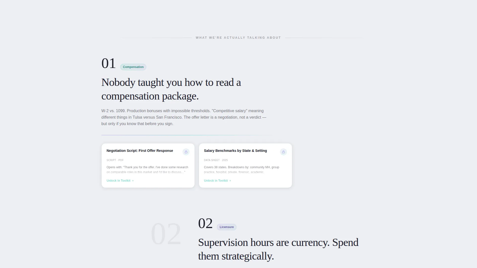 Psychologist Career Blog Landing Page Template