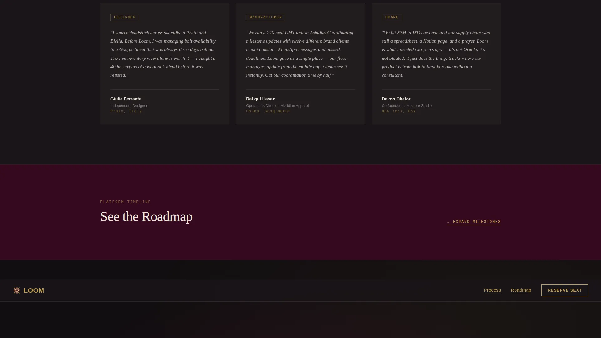 Specialist Fashion Tech & Innovation Pre-Launch & Coming Soon Website Template