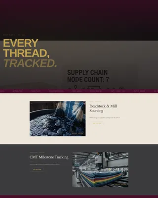 Specialist Fashion Tech & Innovation Pre-Launch & Coming Soon Website Template