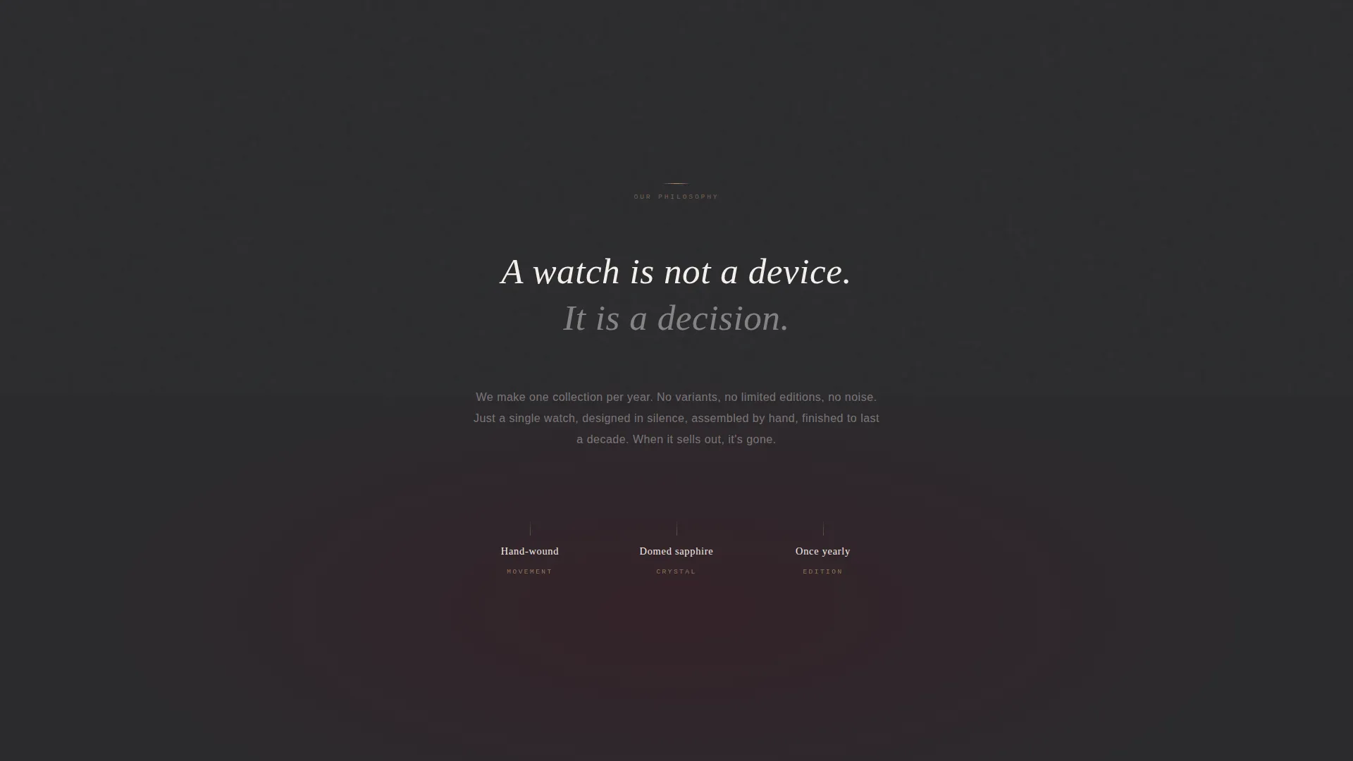 Luxe Watch Landing Page Template for Brand Launches