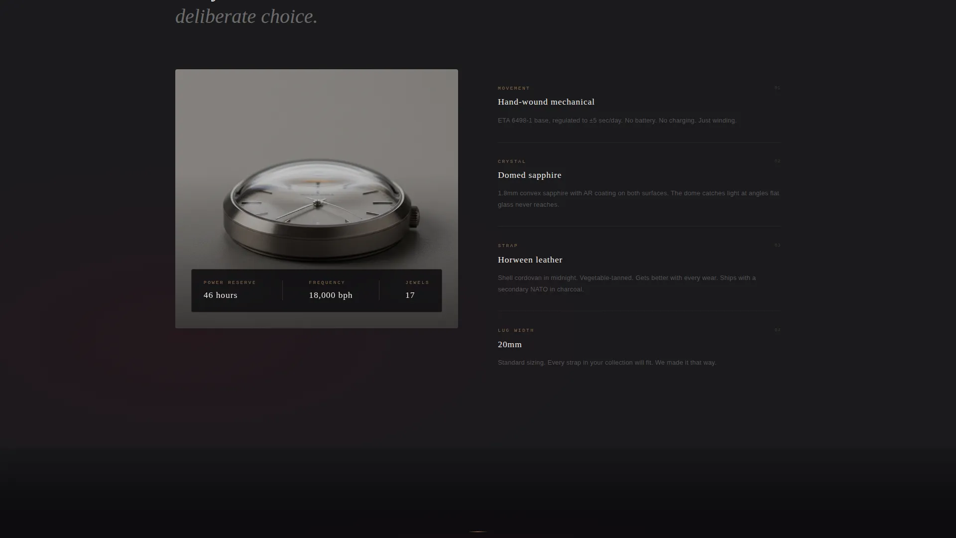 Luxe Watch Landing Page Template for Brand Launches