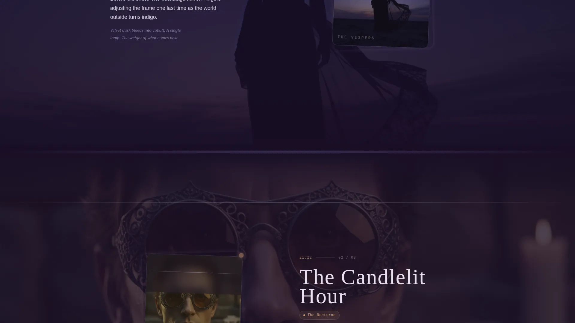 Gothic Eyewear Waitlist Landing Page Template