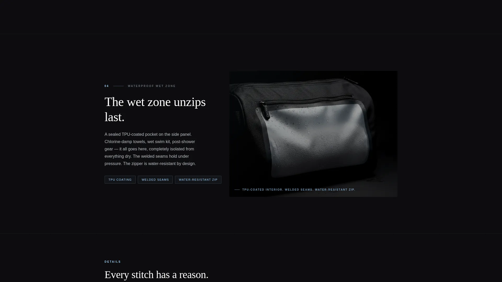 Bag & Luggage Brand Portfolio & Case Study Website Template
