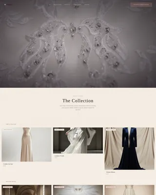 Haute Couture Landing Page Template