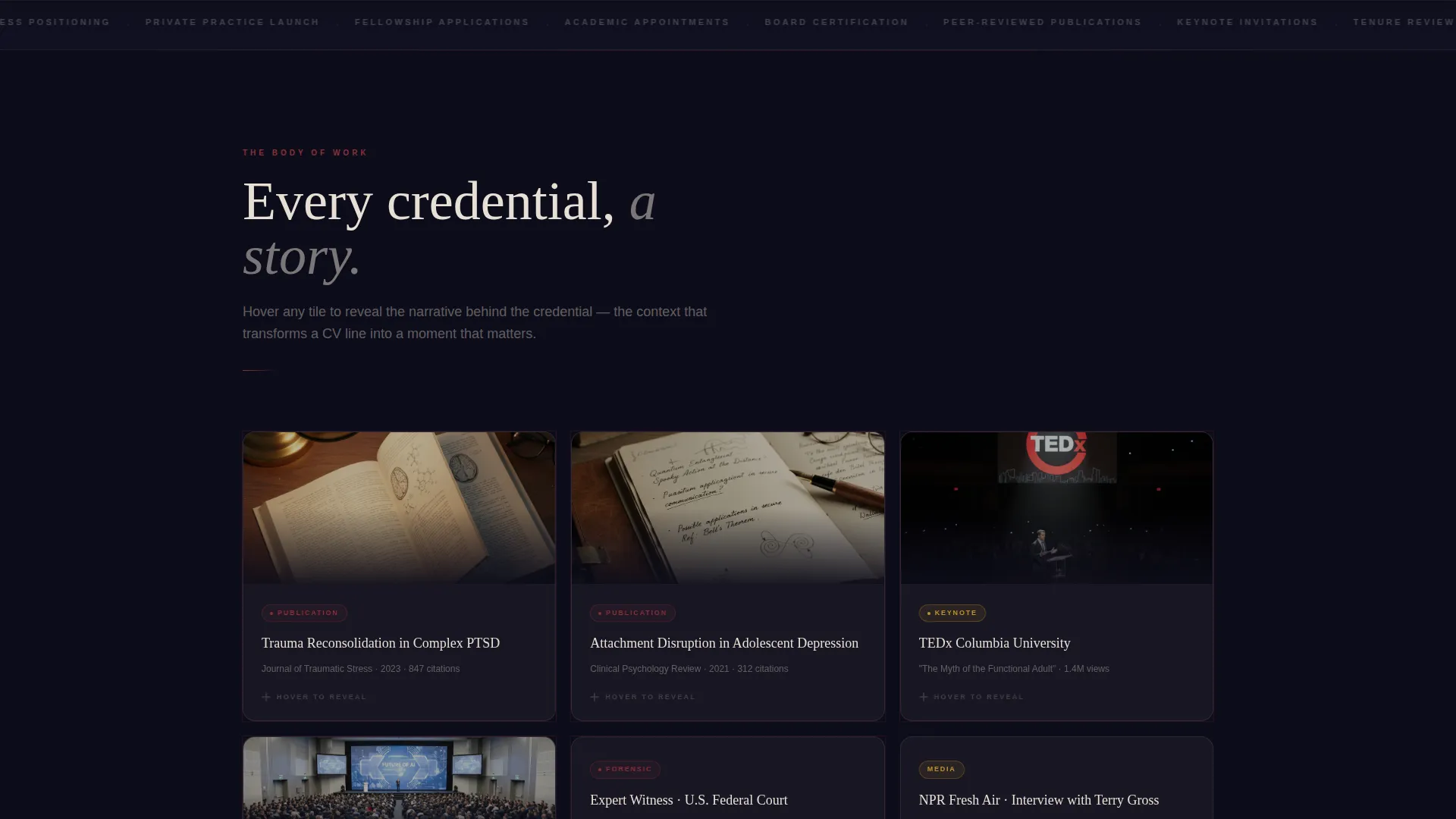 Psychologist Portfolio Landing Page Template