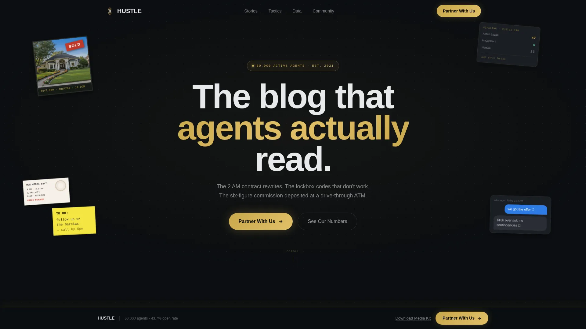 Real Estate Agent Profile Careers Website Template