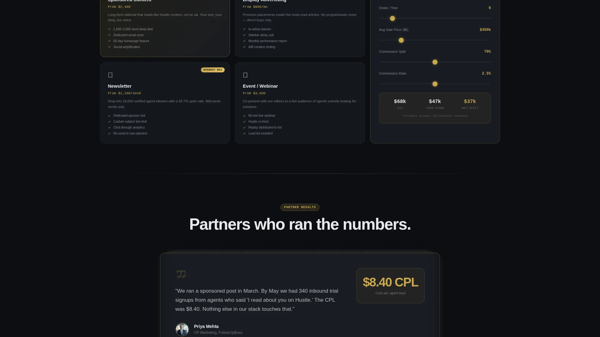 Real Estate Agent Profile Careers Website Template