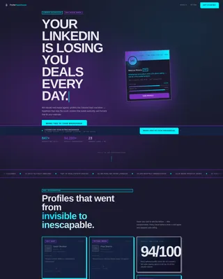 Real Estate Agent Profile Professional Website Template