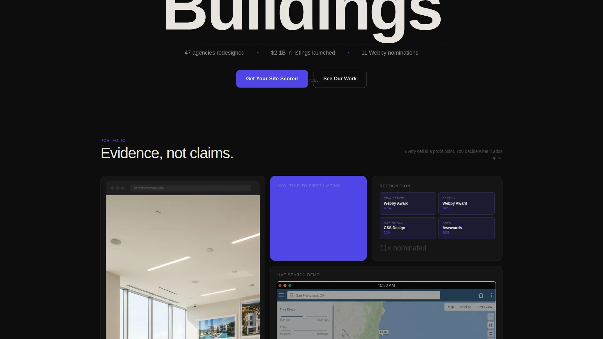 Bold Realestate Landing Page Template