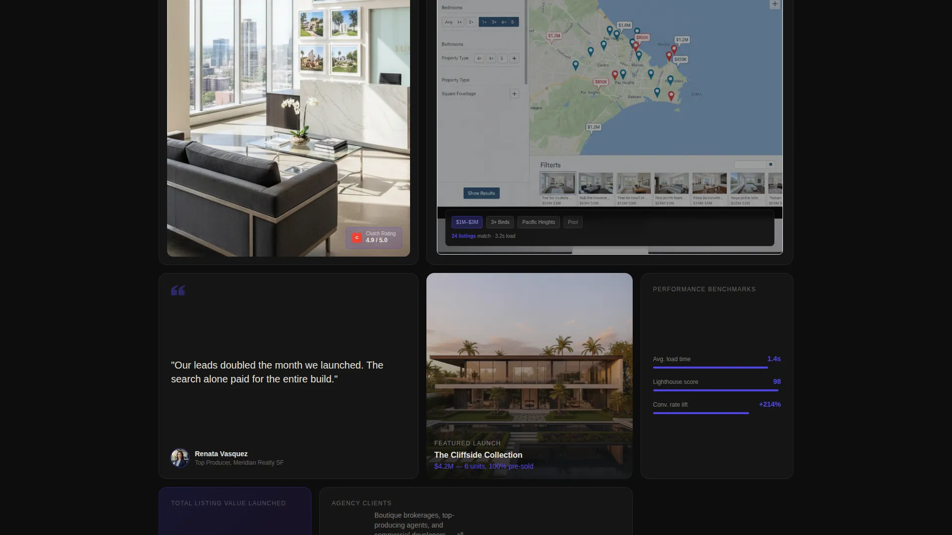 Bold Realestate Landing Page Template