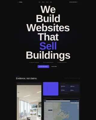 Bold Realestate Landing Page Template