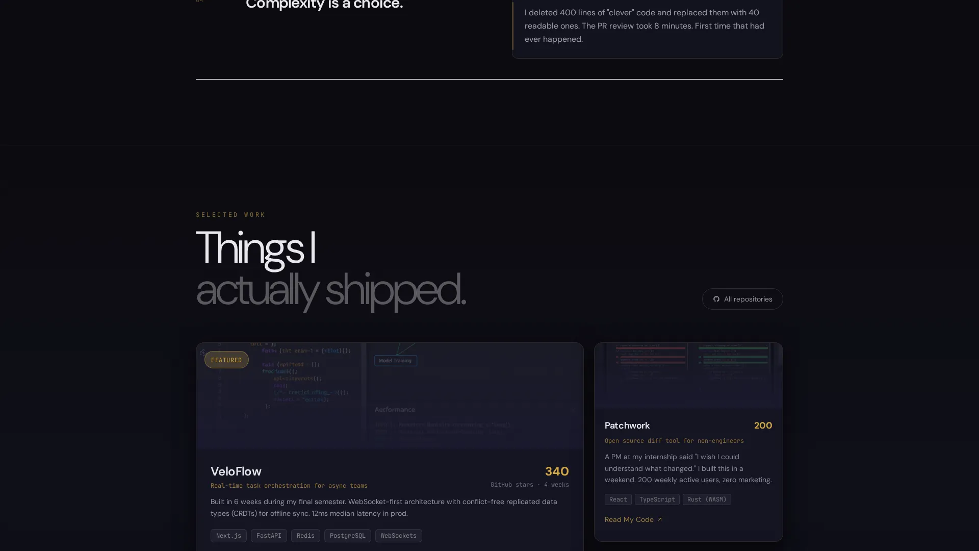 Immersive Graduate Personal Landing Page Template