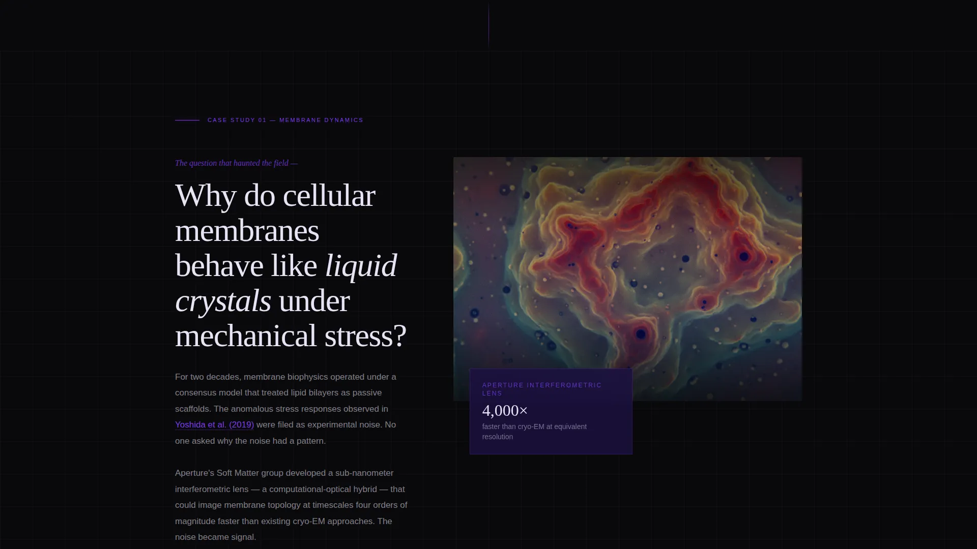 Immersive Research Lab Landing Page Template